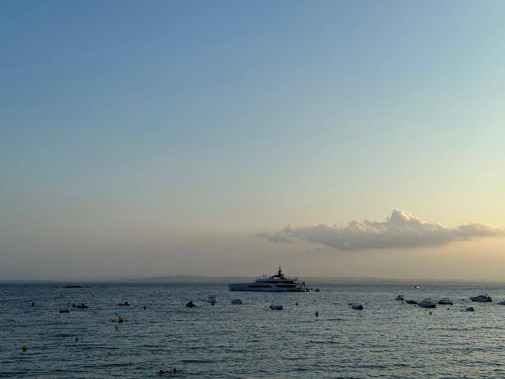 Yacht at Sunset