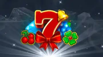 Coins Game Free Spins Sign Up bonus: red number seven with cherries and clover symbols on a glowing background, representing free spins and classic slot rewards.