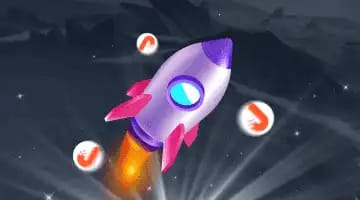 Coins Game Candy Tournament bonus: colorful candy-themed sphere surrounded by flying coins on a dark background, representing tournament rewards and competitive casino events.