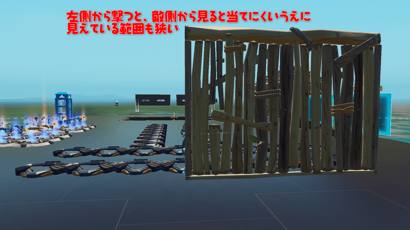 左側を意識して撃つ練習