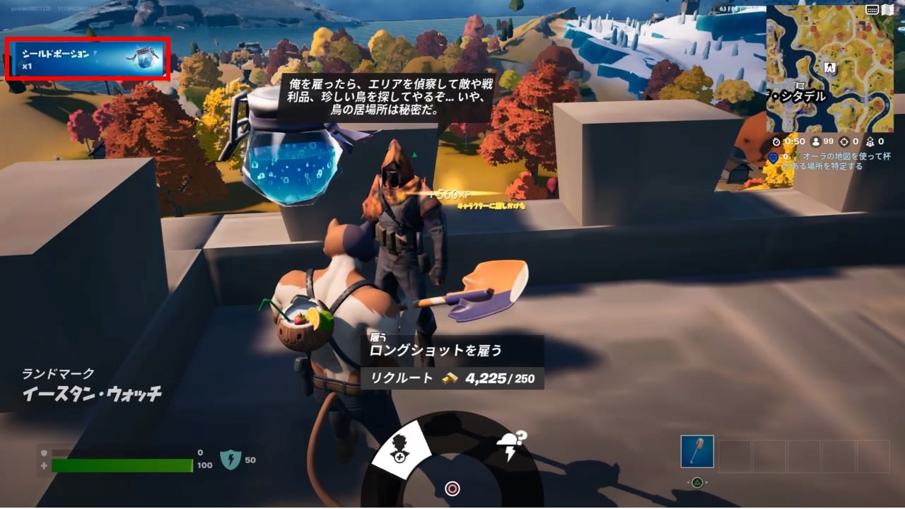 アイテムをくれるNPC