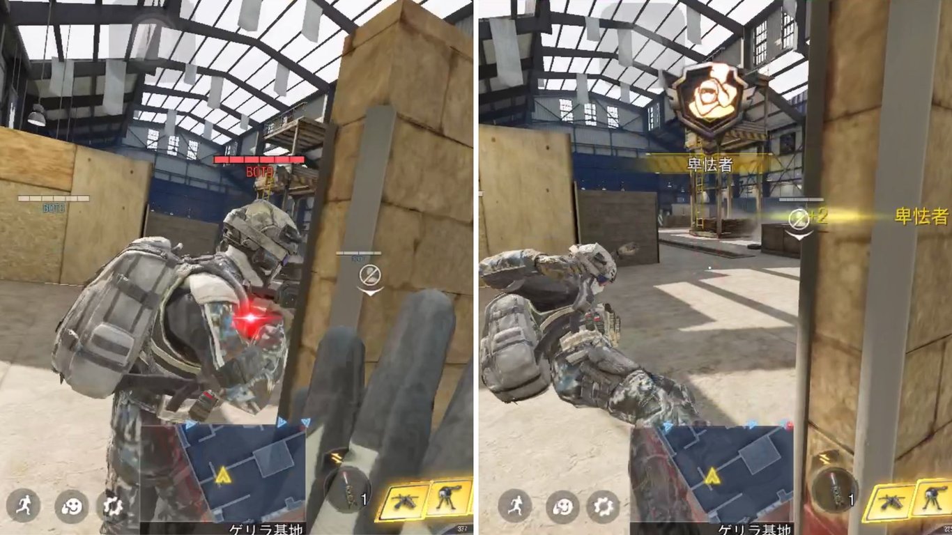 真後ろでなくても勲章の獲得は可能