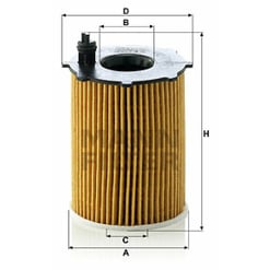 MANN FIlter Filtre à Huile HU 716/2 x