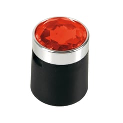 20 couvre-boulons - Ø 17 et 19 mm - Rouge crystal