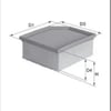 Misfat Filtre à Air P593A
