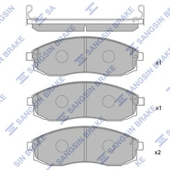 patin de frein avant mb