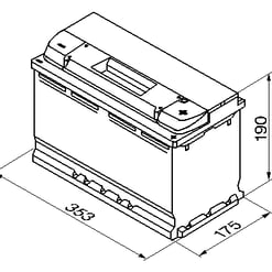 BOSCH S5 013 100ah 830A