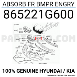 absorbeur av kia rio