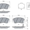 kit de plaquettes de frein, frein