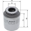 BOSCH Filtre à huile VW F 026 407 183