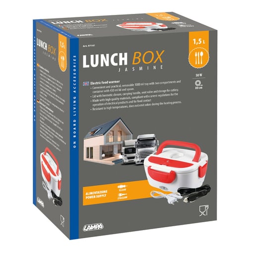 TRAVELISIMO Gamelle Chauffante 80W 1.5L - Lunch Box Électrique 12V 24V 220V - Boîte Repas Chauffante Voiture Camion Bureau Voiture Decathlon TRAVELISIMO Gamelle Chauffante 80W 1.5L - Lunch Box Électrique 12V 24V 220V - Boîte Repas Chauffante Voiture Camion Bureau Voiture Decathlon