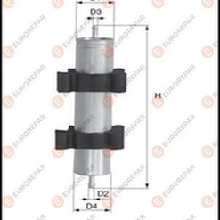 Filtre à carburant AUDI VW EUROREPAR 1611658280