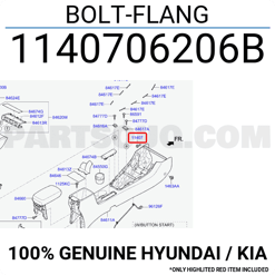 boulon fixation optique kia