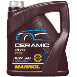 MANNOL Ceramic Pro 10W-40 – Huile Moteur Synthétique Haute Protection