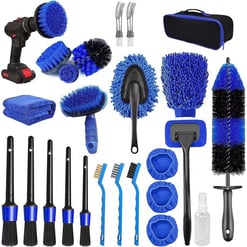 Kit de nettoyage auto complet 25 Pieces avec sac