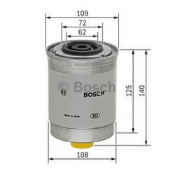 filtre carburant bosch