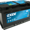 EXIDE Start & Stop AGM EK800 80AH 800A