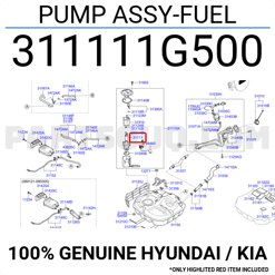 moteur pompe ess kia