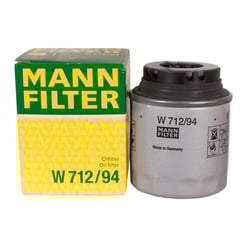 Filtre à huile VW AUDI SEAT SKODA MANN W712/94 MECAFILTER ELH4505