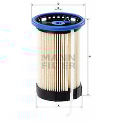 MANN FILTER Filtre carburant PU8014 VW Golf 7 TDI A3 Passat B8