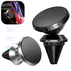 Support téléphone magnétique pour grille d'aération 360°
