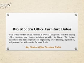 Modern Office Furniture Dubai: Upgrade Your Workspace Today!