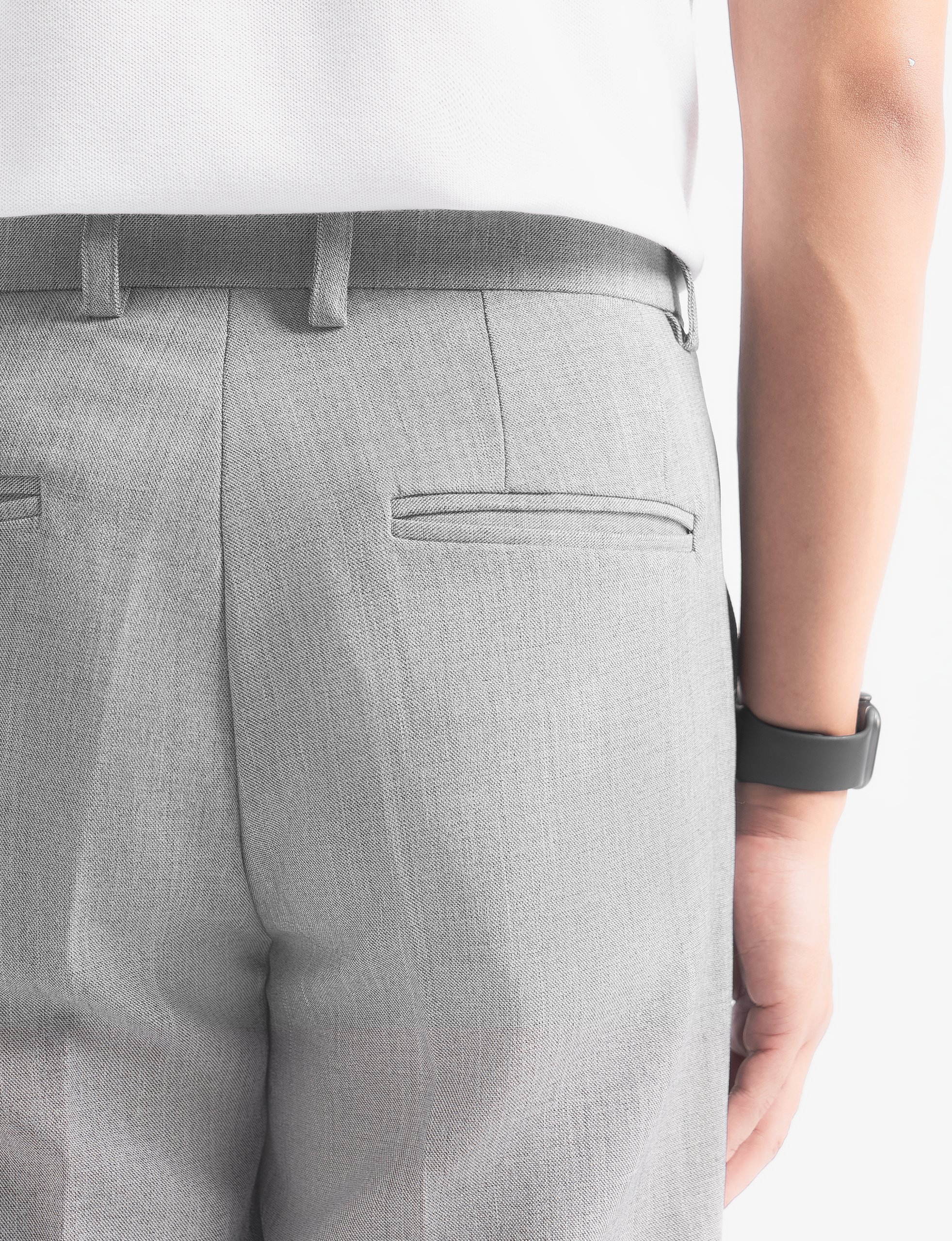 Celana Pearl Grey Ankle Classic - foto 3