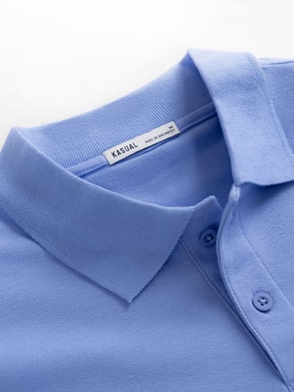 Kasual Rise Polo Ocean Blue