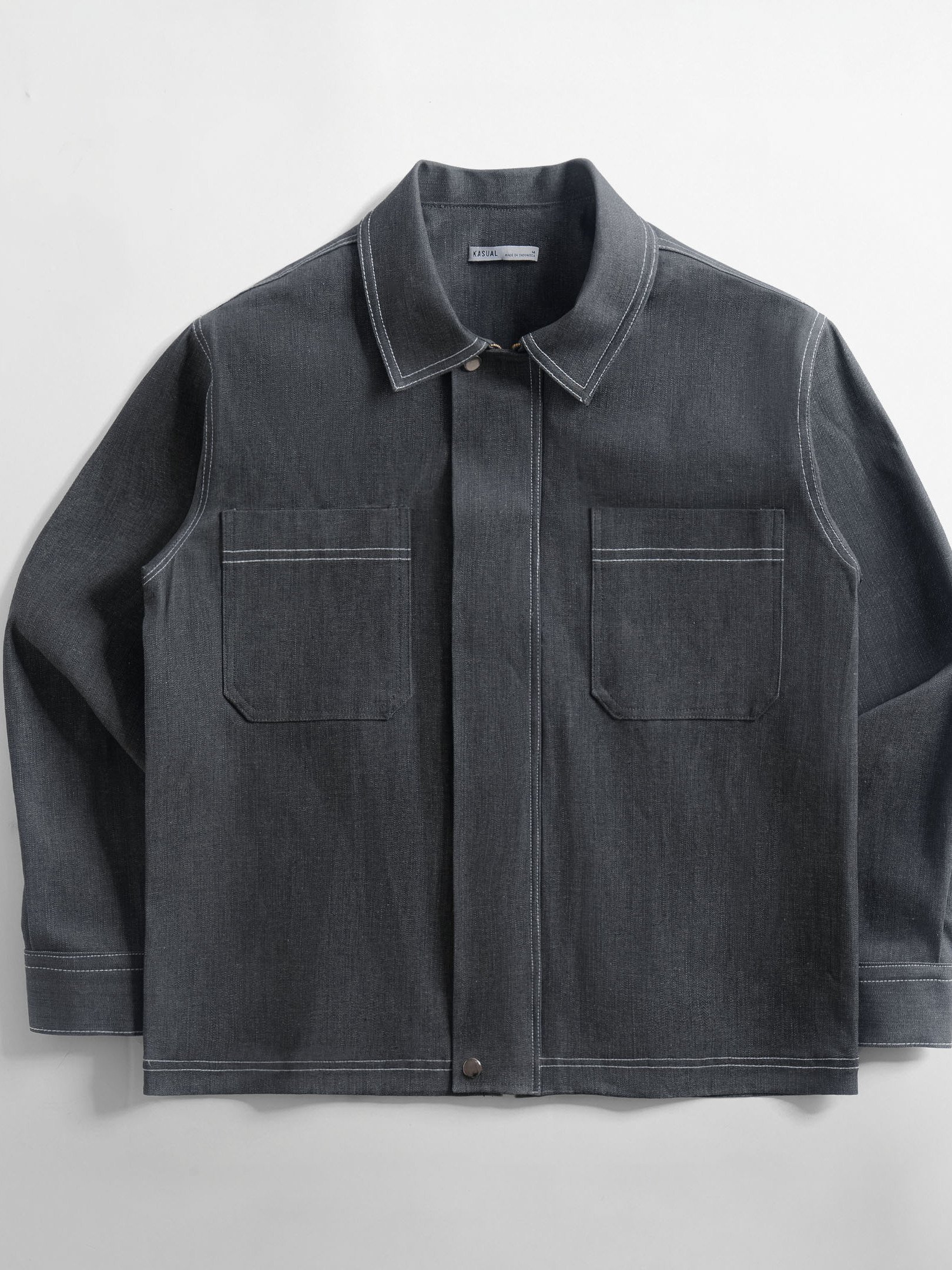 Kasual Grey Work Denim Jacket
