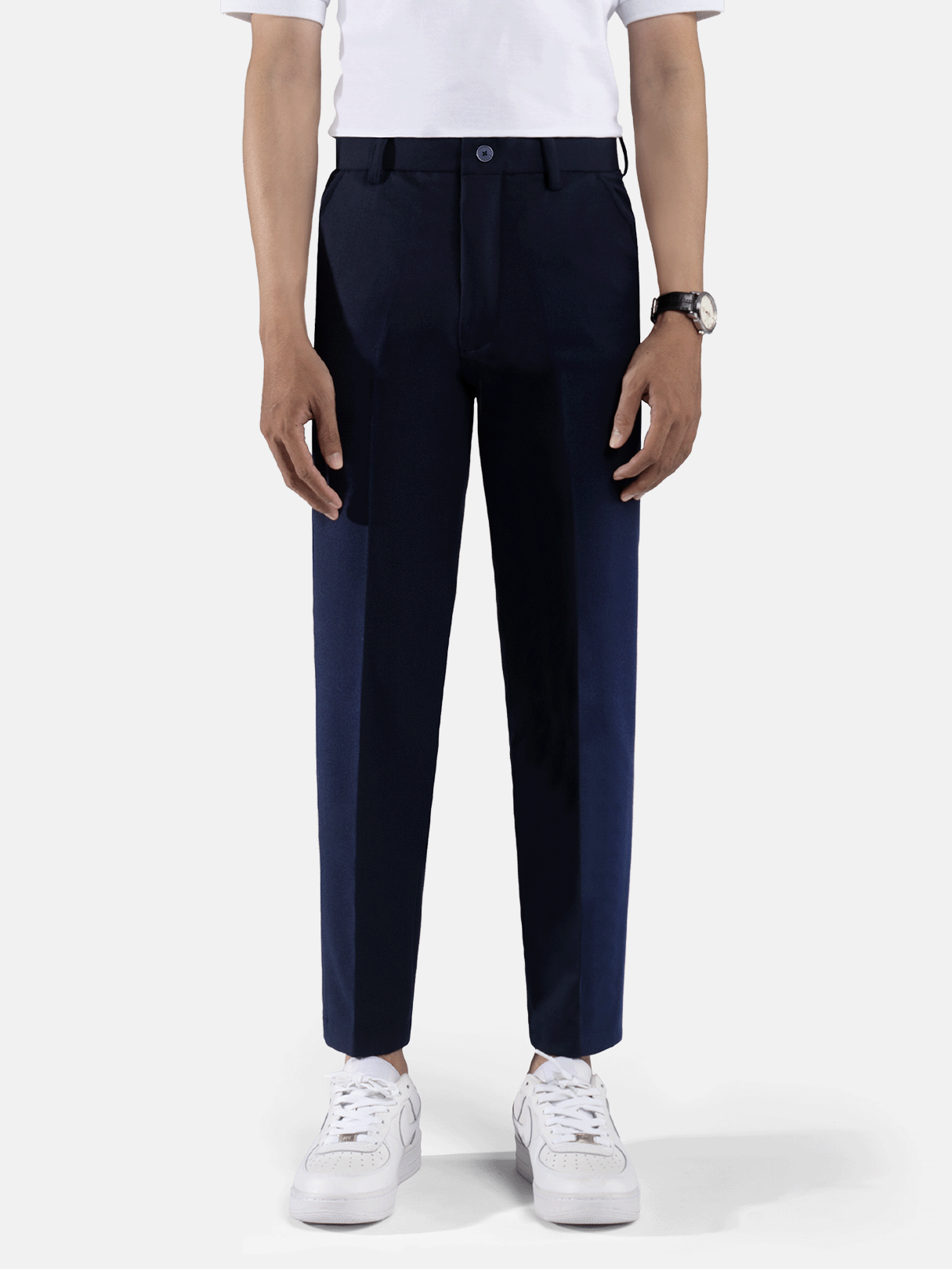 Celana Navy Blue Ankle Classic