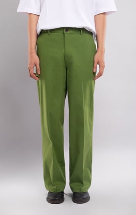 Celana Green Chino Wide Pant
