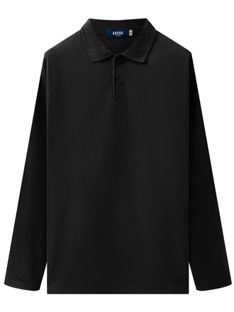 Panjang Rise Polo Black