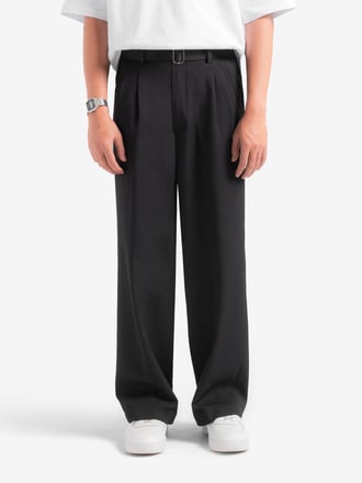 Black Elite Wide Pant