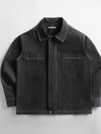 Black Work Denim Jacket
