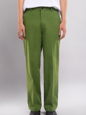 Celana Green Chino Wide Pant