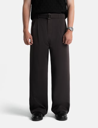arts&science Ethnic pants wide ブラック