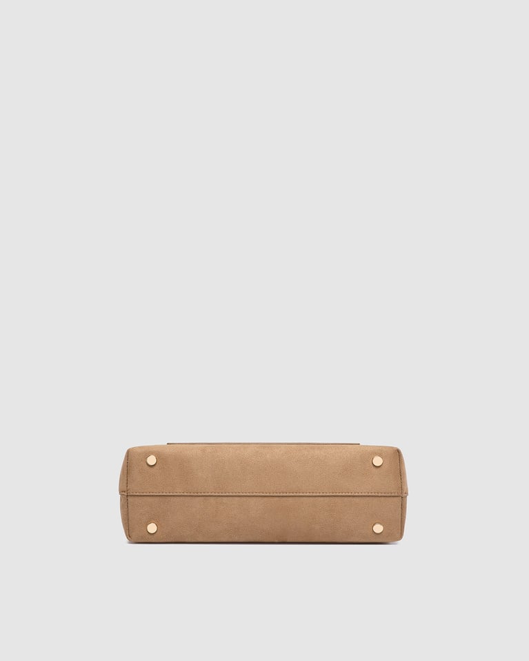 Louenhide Arden Suede Shoulder Bag Honey