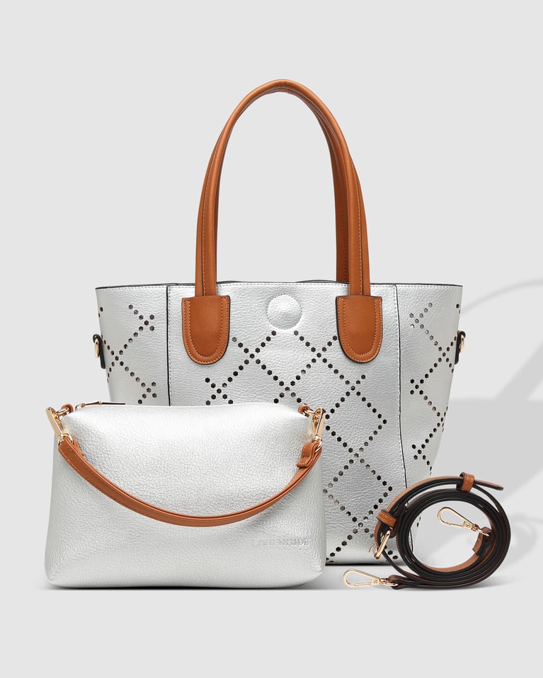 Louenhide Baby Bermuda Tote Bag Silver