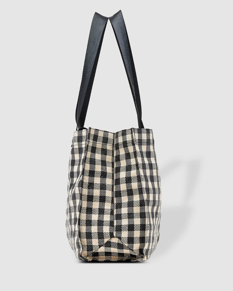 Louenhide Simpson Tote Bag Black Cream