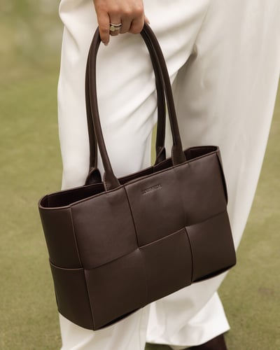 Gwen Handbag - Chocolate - Lifestyle