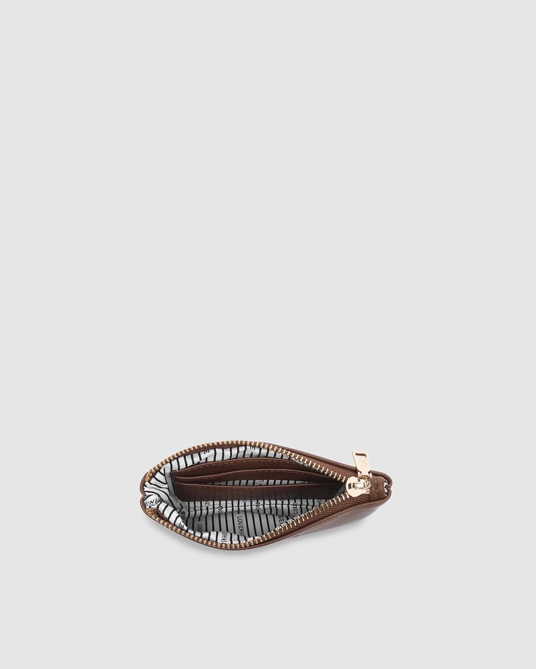 Louenhide Kuta Saddle Cardholder Purse Saddle Cognac