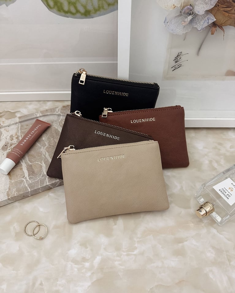 Louenhide Kuta Saddle Cardholder Purse Saddle Black