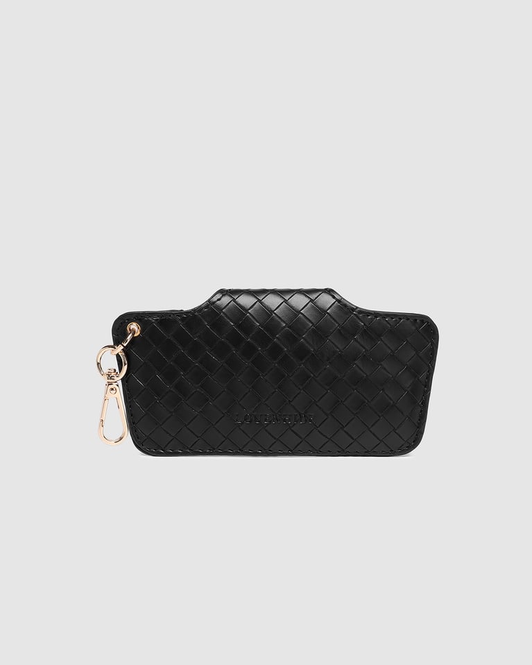 Louenhide Skittle Sunglass Case Woven Black