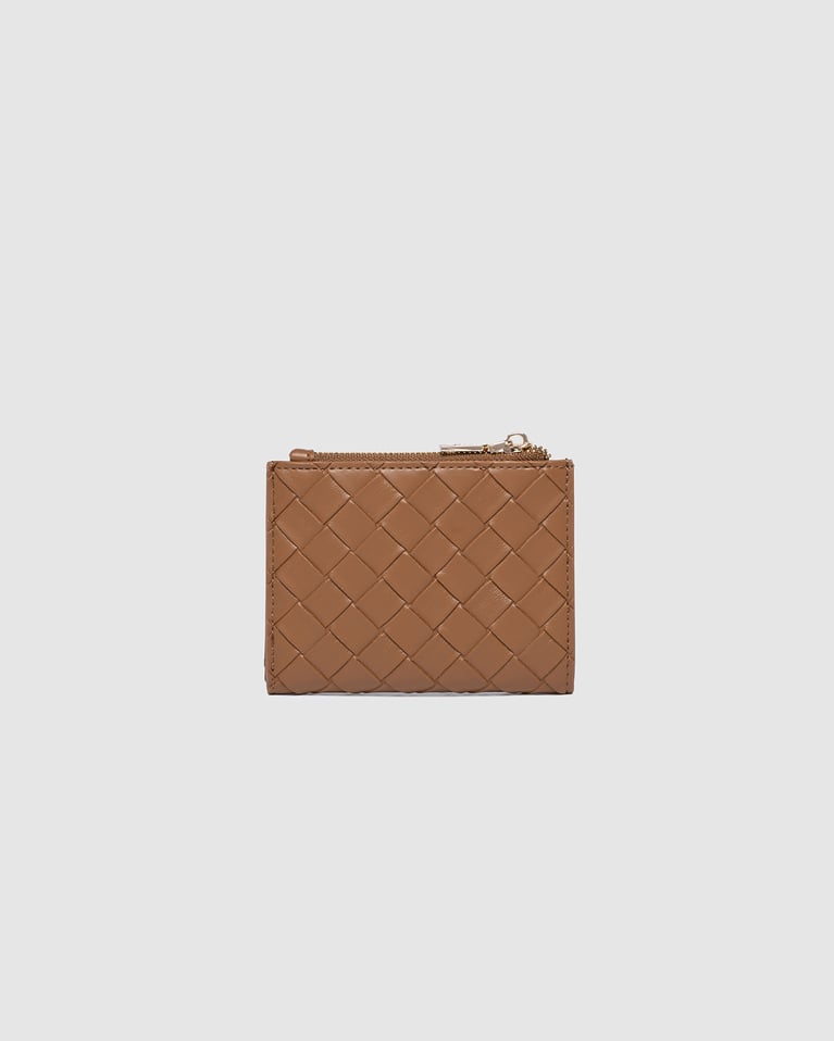 Louenhide Lily Woven Wallet Tan