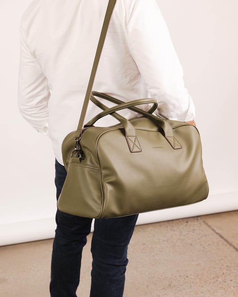 Louenhide Milano Unisex Overnight Bag Khaki