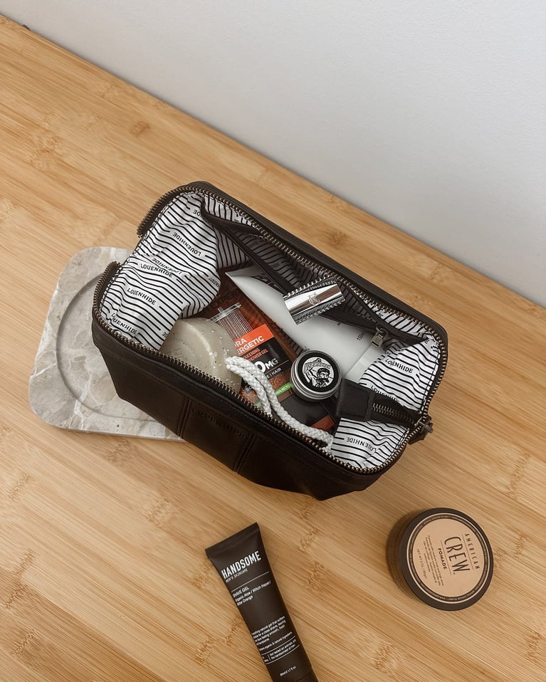 Louenhide Albie Cosmetic Case Saddle Black