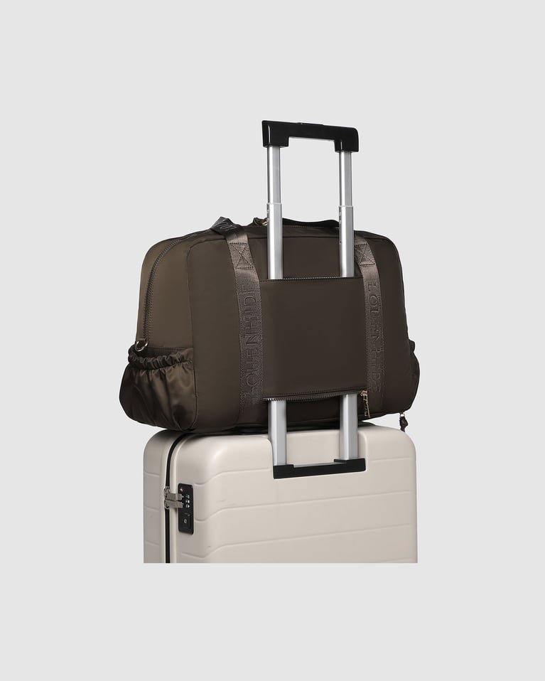Louenhide Jenn Nylon Travel Bag Chocolate