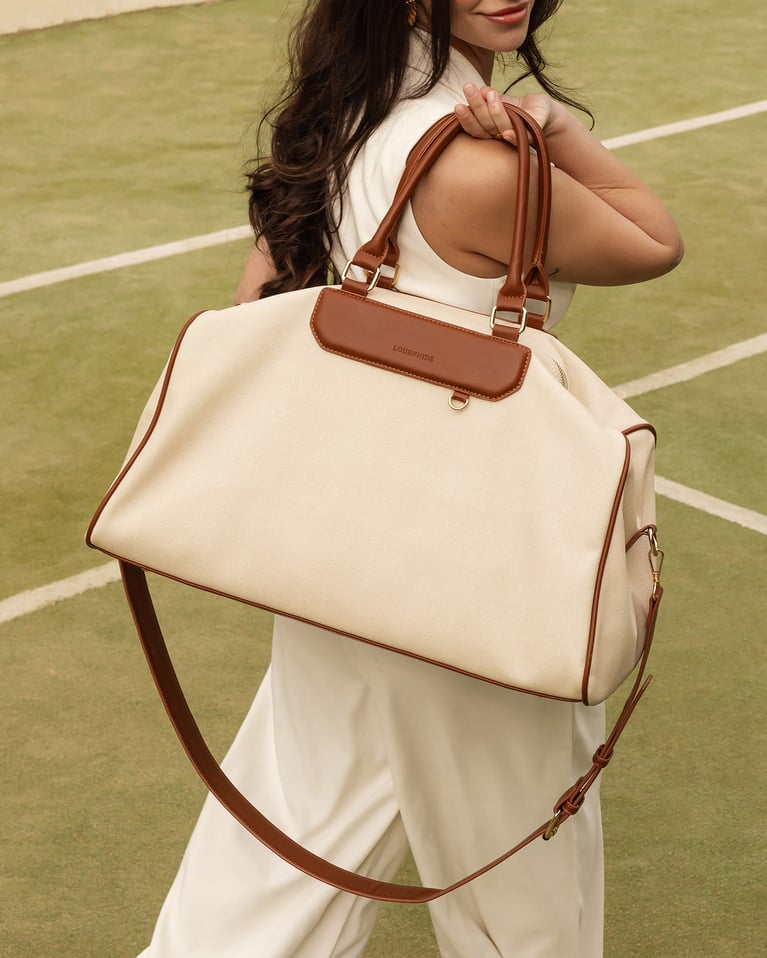 Louenhide Taylor Travel Bag Canvas Tan