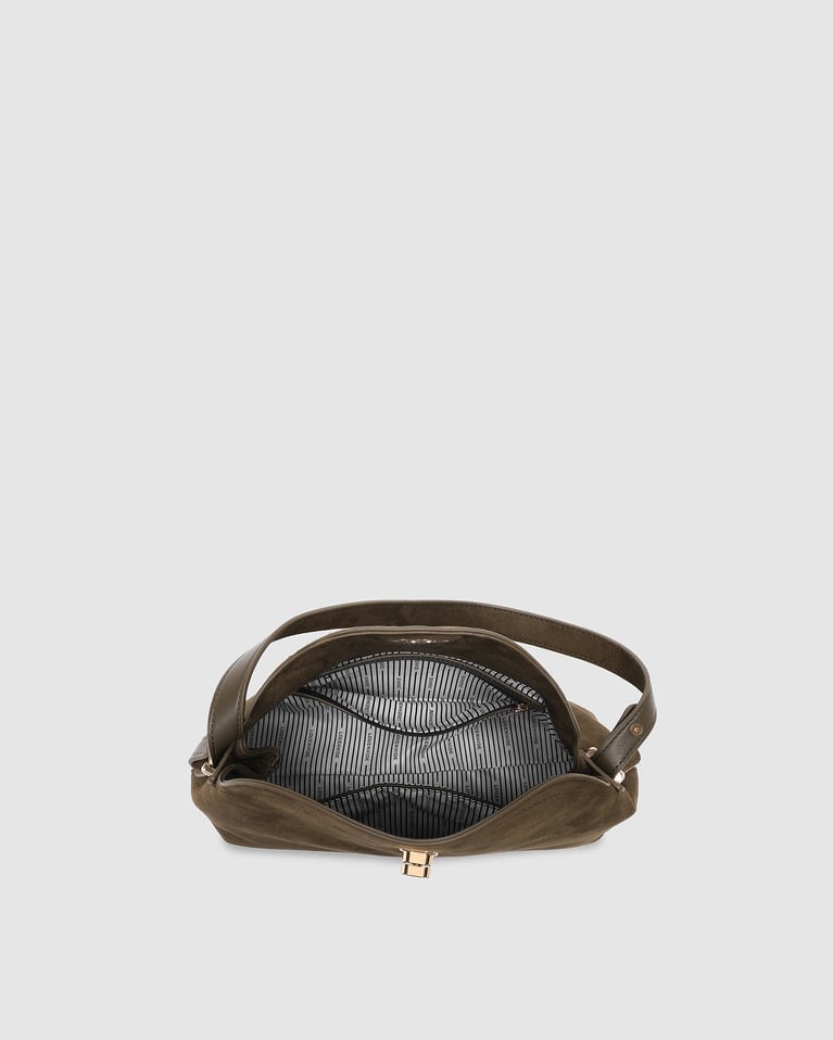 Louenhide Nicole Handbag  Suede Olive