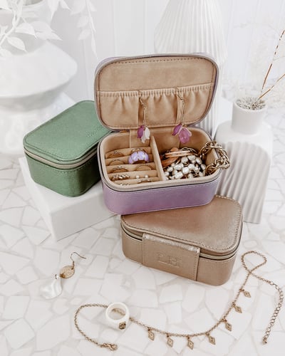 Lola Metallic Jewellery Box